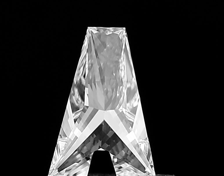 Alphabet A Shape Cut Lab Grown Diamond