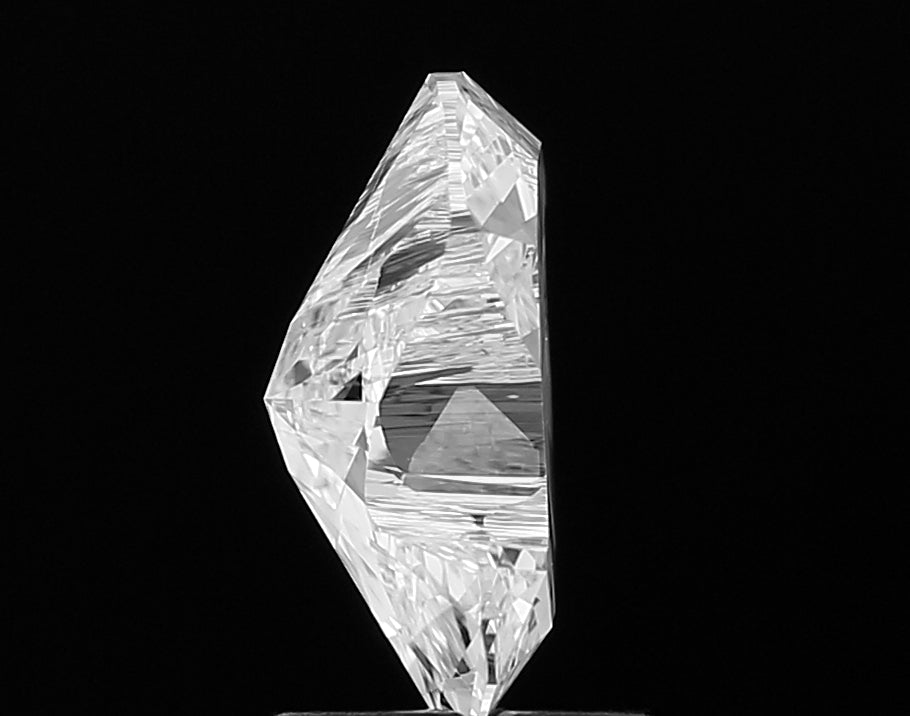 Authentic IGI certified lab grown Alphabet S shape cut diamond shown with its grading certificate, confirming its quality and ethical origin.