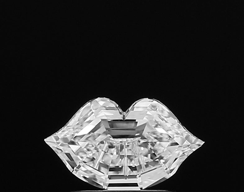 Authentic IGI certified lab grown **Lip Shape** diamond, presented with its official grading report, assuring its superior quality and ethical origin for peace of mind.