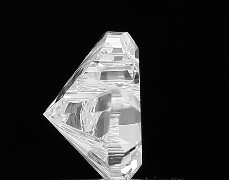 Side Angle Showing DEF Color & VVS Clarity Duck Diamond