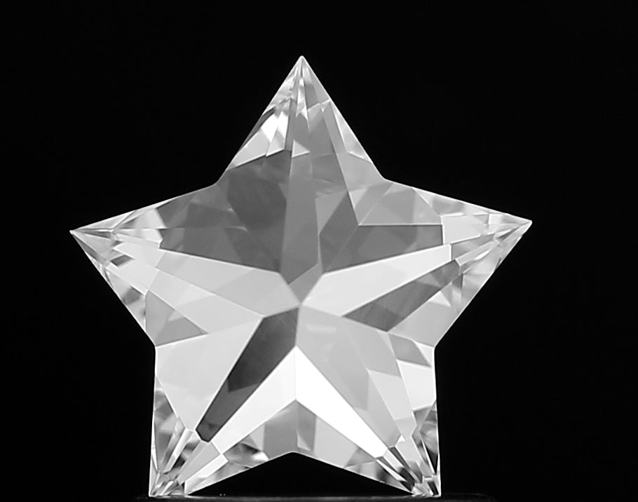 A mesmerizing close-up of a **Star Shape** lab grown diamond, showcasing its incredible inner fire, exceptional light play, and masterful cutting for ultimate brilliance.