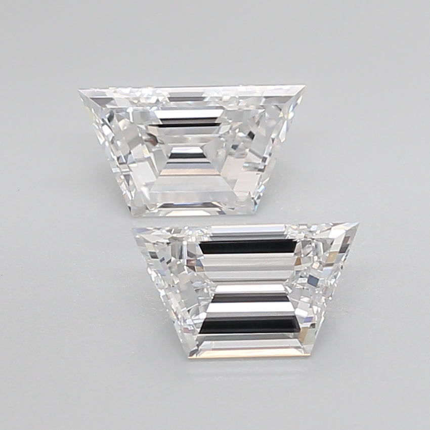 Step Cut Trapezoid Diamond Pairs