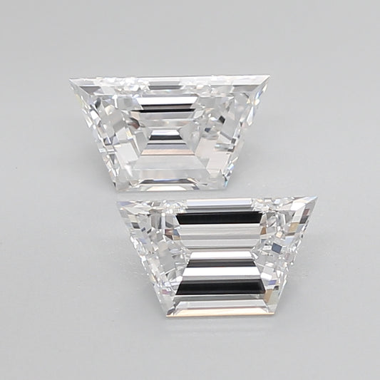 Step Cut Trapezoid Diamond Pairs