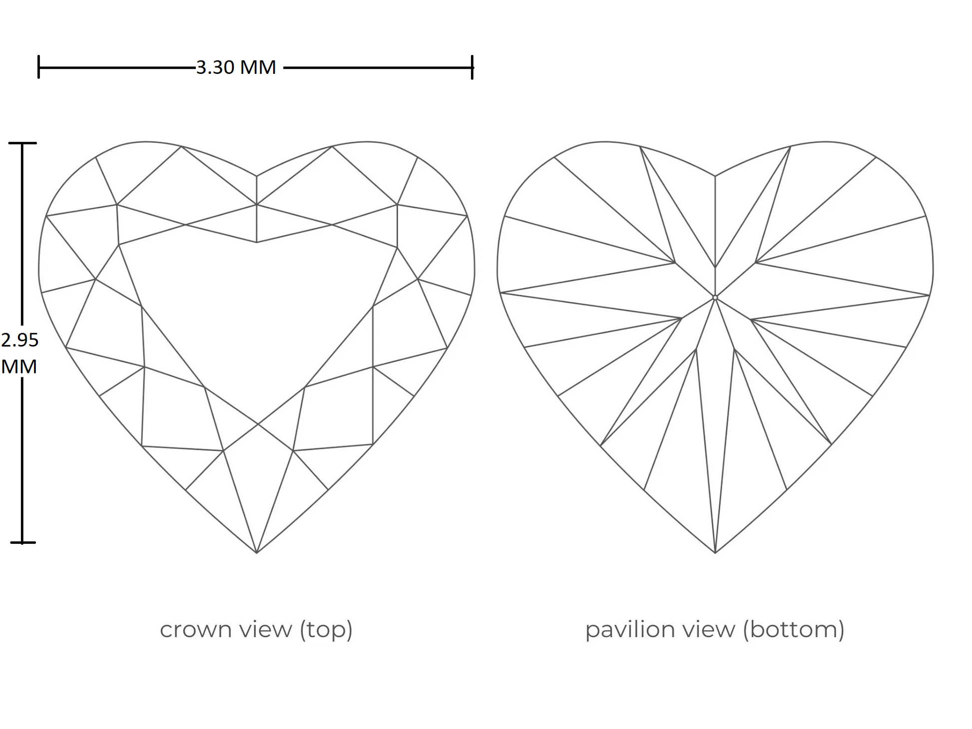 Diamond Heart Drawing Sketch Heart Briliant Cut Diamond On Stock