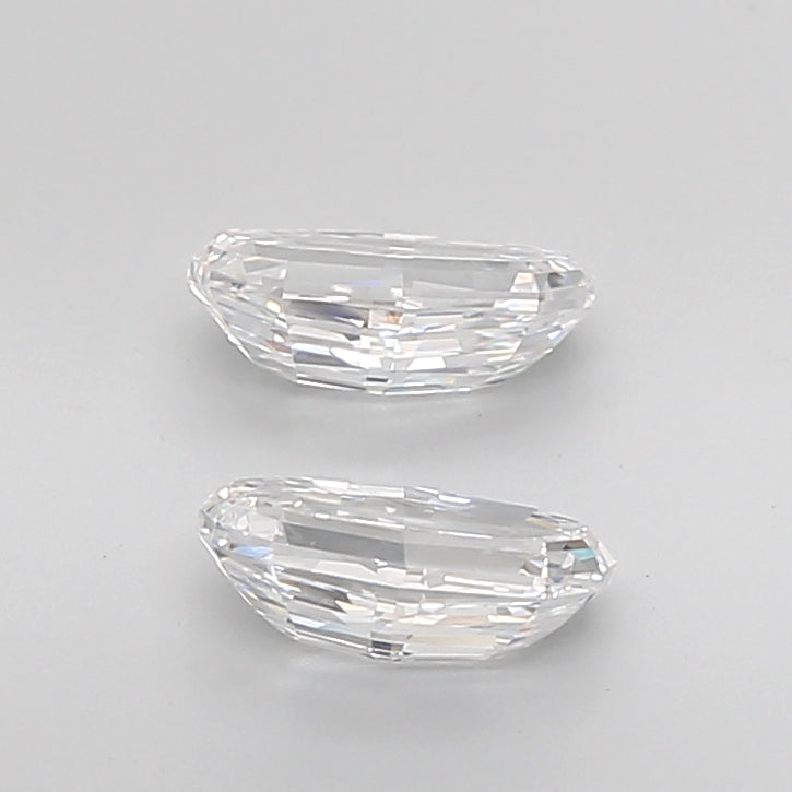 Oval Step Cut Lab Grown Pair Diamonds