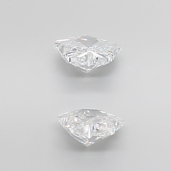 Flower Cut Lab Grown Pair Diamonds