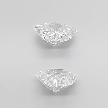 Flower Cut Lab Grown Pair Diamonds