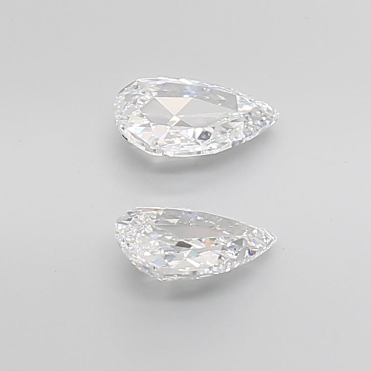 Pear Rose Cut Lab Grown Pair Diamonds