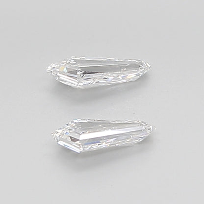 Kite Long Cut Lab Grown Pair Diamonds