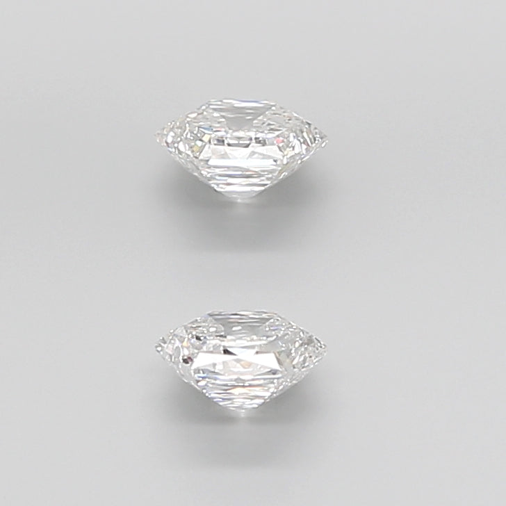 Hexagonal Brilliant Cut Lab Grown Pair Diamonds