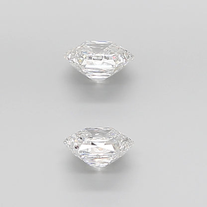 Hexagonal Brilliant Cut Lab Grown Pair Diamonds