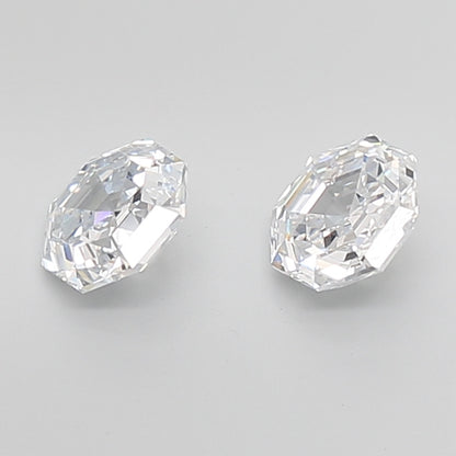 Octagonal Cut Lab Grown Pair Diamonds