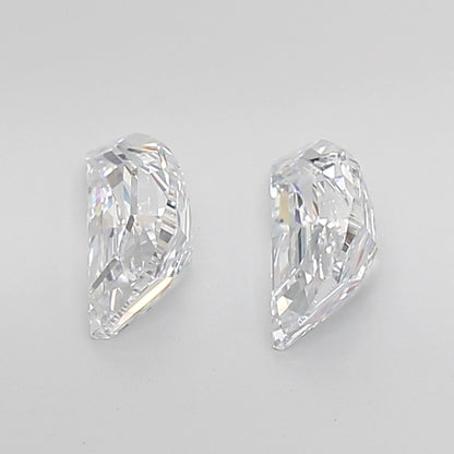 Half Moon Step Cut Lab Grown Pair Diamonds
