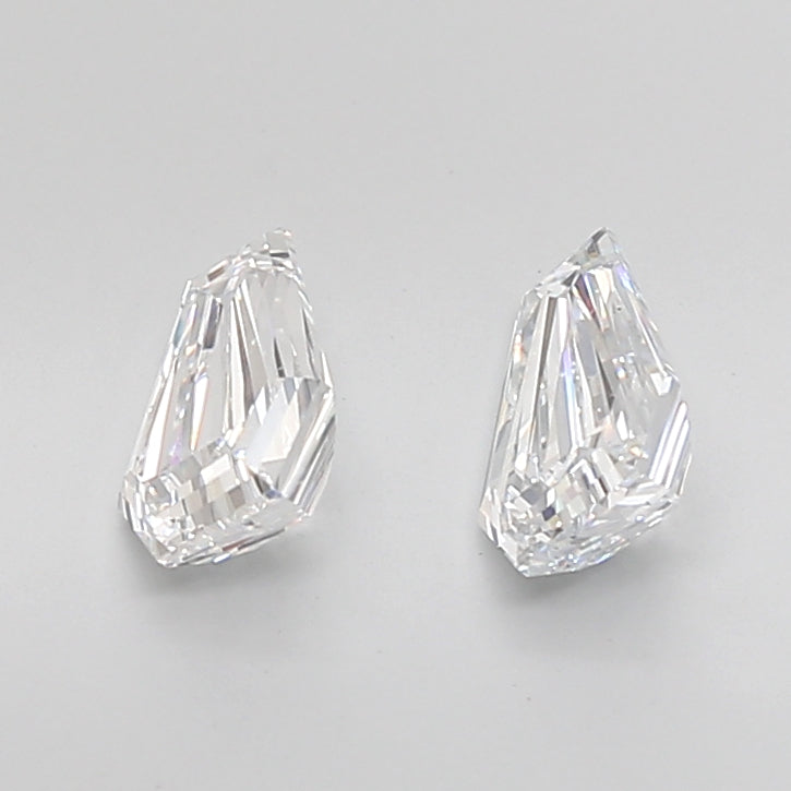 Coffin Cut Lab Grown Pair Diamonds