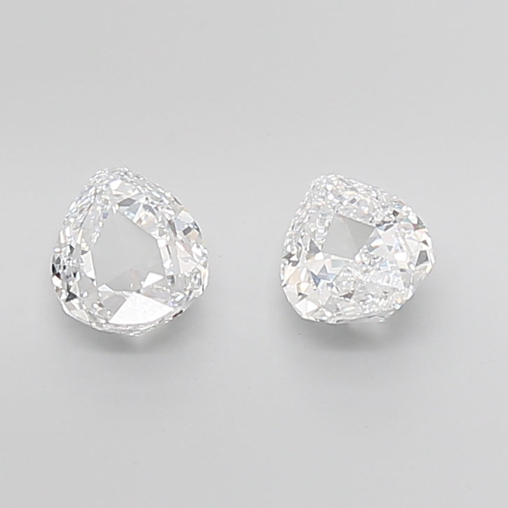 Pear Rose Cut Lab Grown Pair Diamonds