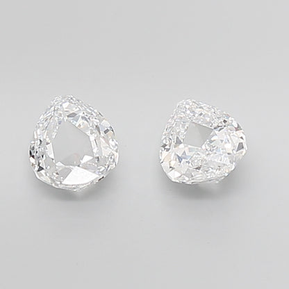 Pear Rose Cut Lab Grown Pair Diamonds