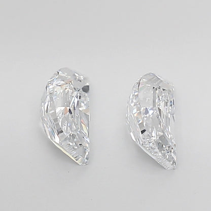 Half Moon Step Cut Lab Grown Pair Diamonds