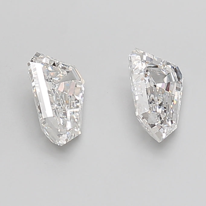 Shield Cut Lab Grown Pair Diamonds