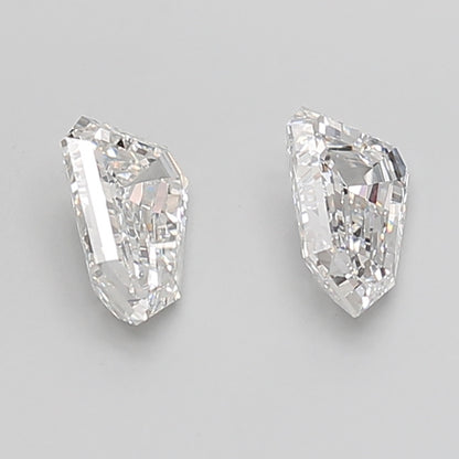 Shield Cut Lab Grown Pair Diamonds