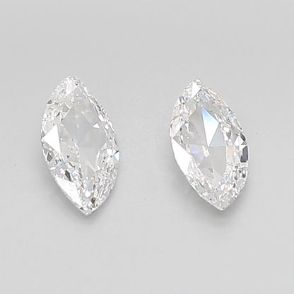 Marquise Rose Cut Lab Grown Pair Diamonds