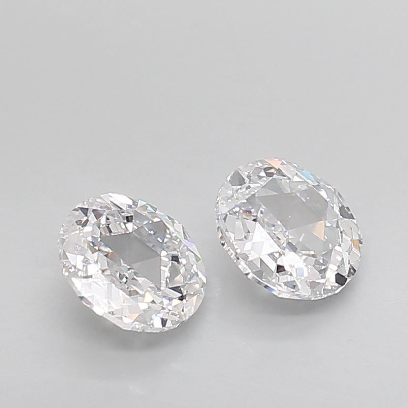 Rose Cut Pair Diamonds