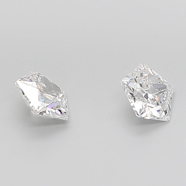 Pentagonal Brilliant Cut Lab Grown Pair Diamonds