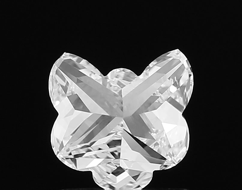 A captivating lab grown Cat Face shape diamond, perfectly cut to reveal its adorable and instantly recognizable silhouette with brilliant precision.