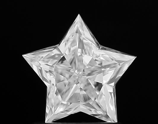 Discover the celestial beauty of a lab grown **Star Shape** cut diamond, precisely sculpted to reveal its unique, radiant silhouette and captivating sparkle.