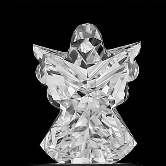 Experience the full charm of a loose lab grown Angel Shape diamond through a captivating 360-degree video, highlighting its unique angles and mesmerizing sparkle from every perspective.