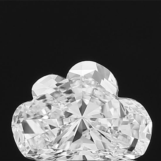 Experience the floating charm of a loose lab grown **Cloud Shape** diamond through a captivating 360-degree video, highlighting its intricate details and mesmerizing sparkle from every angle.