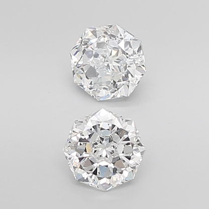 Nova Octagonal Cut Lab Grown Pair Diamonds