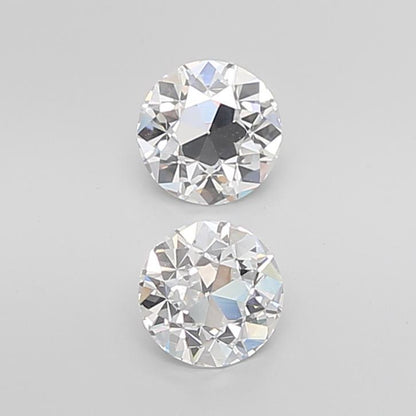 Old European Cut Lab Grown Pair Diamonds