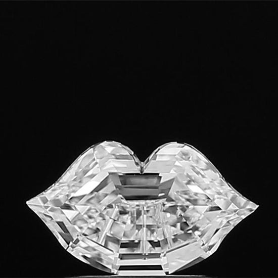 Experience the sensual charm of a loose lab grown **Lip Shape** diamond through a captivating 360-degree video, highlighting its intricate details and mesmerizing sparkle from every angle.
