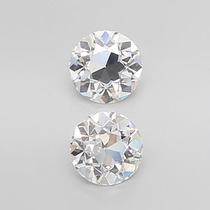 Old European Cut Lab Grown Pair Diamonds