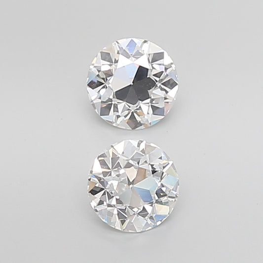 Old European Cut Lab Grown Pair Diamonds
