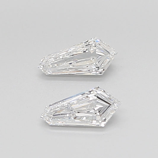 Kite Long Cut Lab Grown Pair Diamonds
