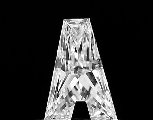 Alphabet A Shape Cut Lab Grown Diamond