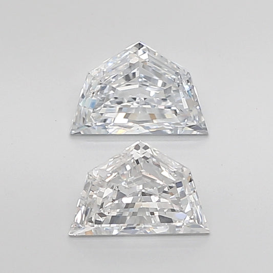 Cadillac Cut Lab Grown Pair Diamonds