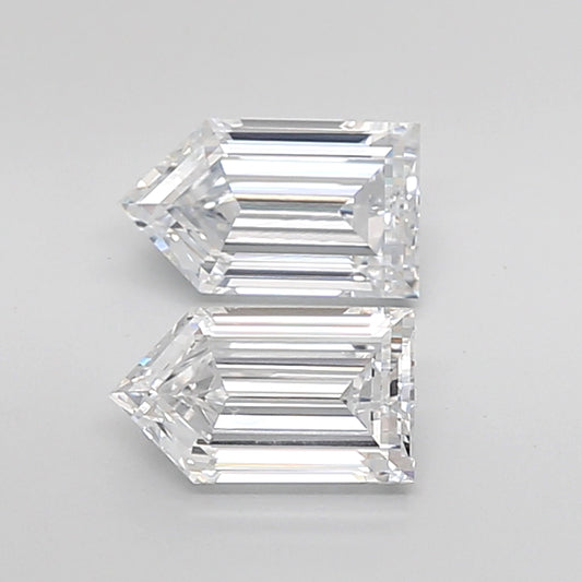 Bullet Cut Lab Grown Pair Diamonds