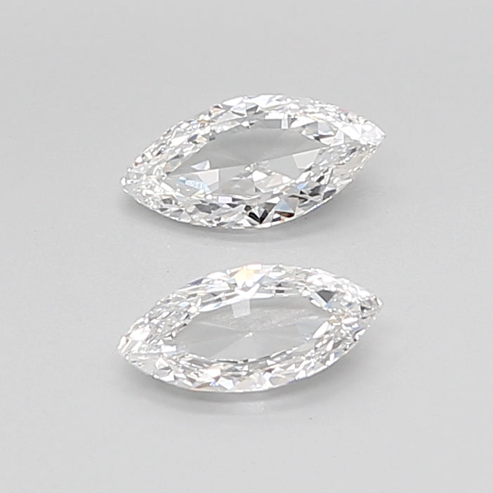 Marquise Rose Cut Lab Grown Pair Diamonds