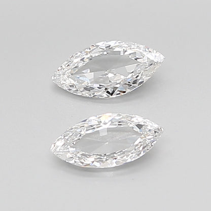 Marquise Rose Cut Lab Grown Pair Diamonds